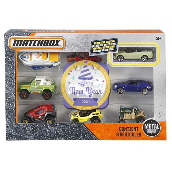 Matchbox 9 Car Gift Pack