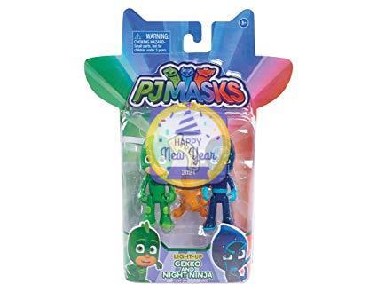 PJ Masks Light Up Gekko and Night Ninja Figure 2 Pack