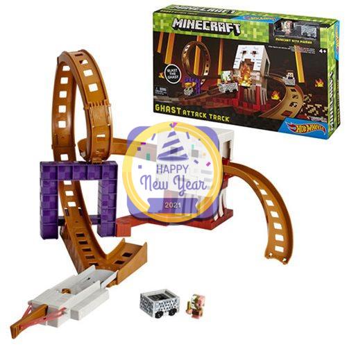 Minecraft Hot Wheels Ghast Attack Track Playset