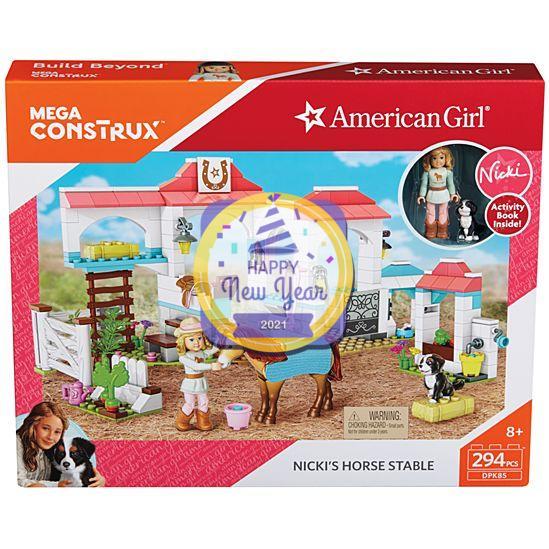 Mega Bloks American Girl Nicki Horse Stables