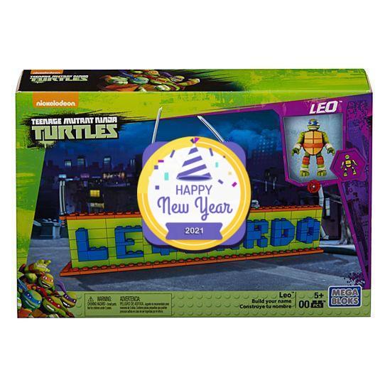 Mega Bloks Teenage Mutant Ninja Turtles Ninja Name Plate Builder