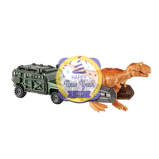 Matchbox Jurassic World Dino Transporters Tyranno-Hauler Vehicle And Figure