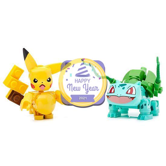 Mega Construx Pokemon Pikachu vs. Bulbasaur