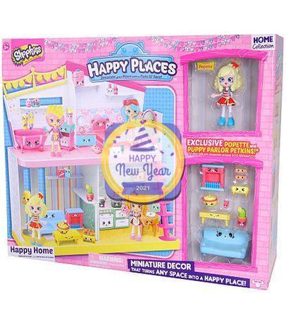 Shopkins Happy Places Puppy Parlor Jessicake and Popette Set