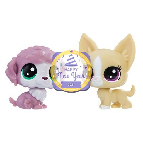 Littlest Pet Shop Chunky Waterfluff and Mayor Perrito