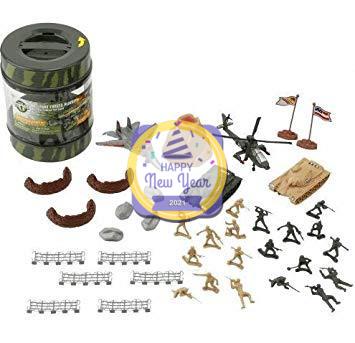 True Heroes Army Playset in Bucket