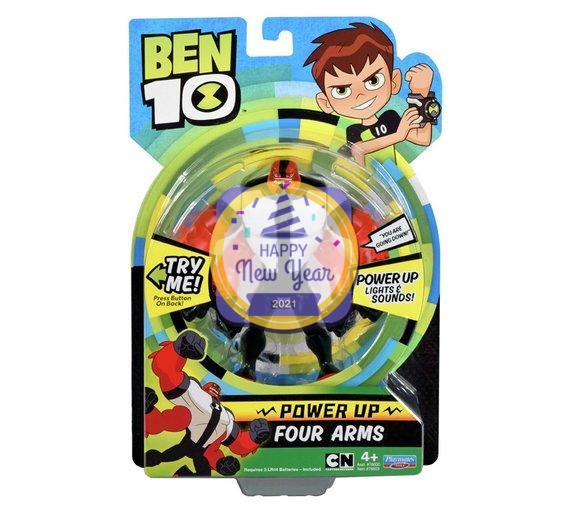 Ben 10 6" Deluxe Power Up Figures - Four Arms