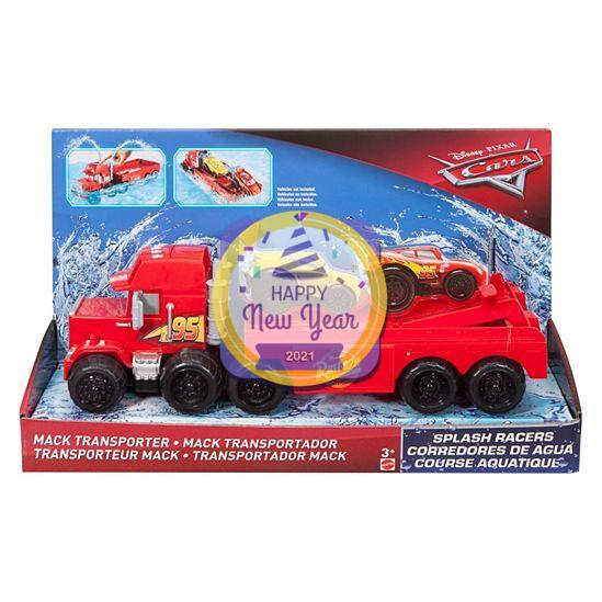 Disney Pixar Cars Splash Racers Mack Transporter