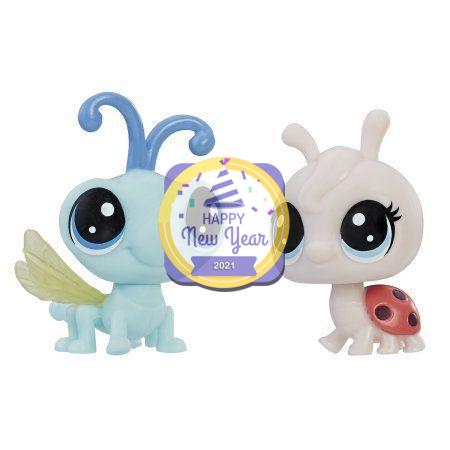 Littlest Pet Shop Lynette Ladyfly and Cy Flydragon